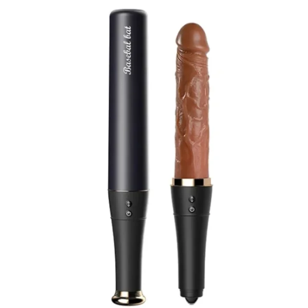 Vibrador Taco de Baseball com 10 Modos de Vai e Vem com Estimulador de Língua - Image 3