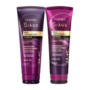 kit Eudora siàge Shampoo + Condicionador Siage Eudora Pro Cronology