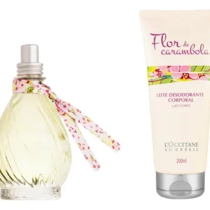 Kit Flor De Carambola Deo Colonia + leite corporal L'occitane