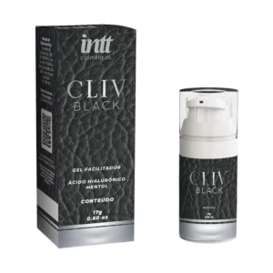 Cliv Black Gel Facilitador Anal com Ácido Hialurônico e Mentol