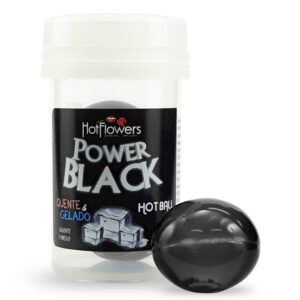 Hot Ball Power Black Gel Comestível Quente e Gelado